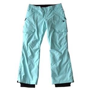 DC Women's Nonchalant Snowboard Pants Teal Blue Insulated Ski Trousers Size L